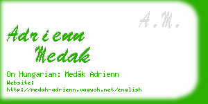 adrienn medak business card